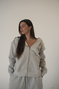 Full Zip Hood - Grey